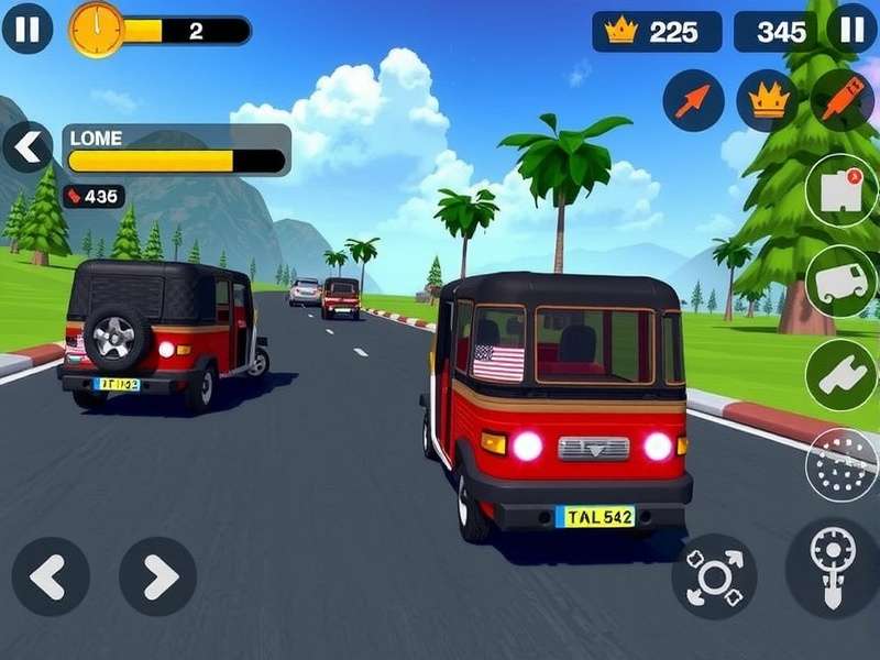 Tuk Tuk Champion Drive gameplay screenshot
